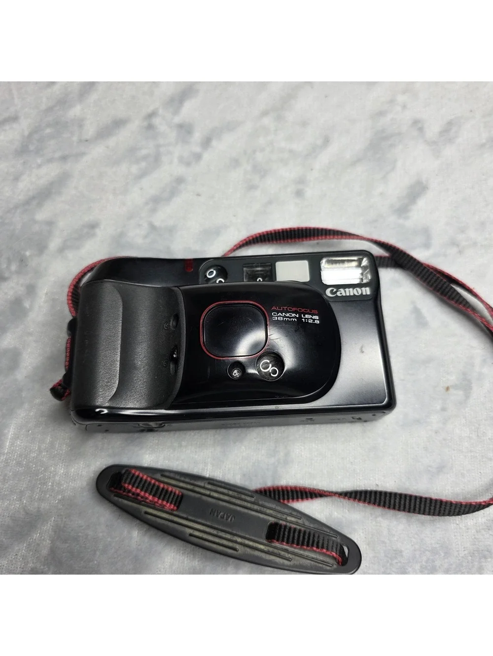 Canon Sure Shot Supreme 35mm Point & Shoot Camera w/ 38mm f/2.8 Lens untested